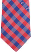 Eagles Wings NFL Bills Woven Poly Check Tie