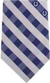 Eagles Wings NFL Colts Woven Poly Check Tie
