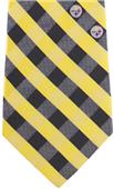 Eagles Wings NFL Steelers Woven Poly Check Tie