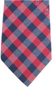 Eagles Wings MLB LA Angels Woven Poly Check Tie