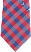 Eagles Wings MLB Braves Woven Poly Check Tie