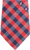 Eagles Wings MLB Indians Woven Poly Check Tie