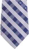 Eagles Wings MLB KC Royals Woven Poly Check Tie