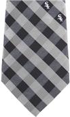 Eagles Wings MLB White Sox Woven Poly Check Tie