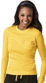 WonderWink Layers Washed Cotton Long Sleeve Tee