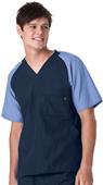 WonderWink Men's Raglan Block 5 Pocket Scrub Top WonderWink Men's Raglan Block 5 Pocket Scrub Top