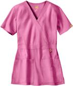 WonderWink The Golf Lady Fit Mock Wrap Scrub Top WonderWink The Golf Lady Fit Mock Wrap Scrub Top