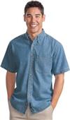 Port Authority Adult Short Sleeve Denim Shirts