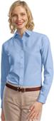 Port Authority Ladies Long Sleeve Poplin Shirts