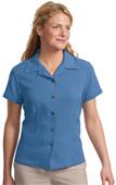 Port Authority Ladies Silk Blend Camp Shirts