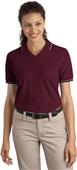 Port Authority Ladies Cool Mesh Tipping Trim Polo