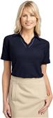 Port Authority Ladies Silk Touch Piped Polos