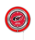 Holland NHL Carolina Hurricanes Neon Logo Clock Holland NHL Carolina Hurricanes Neon Logo Clock