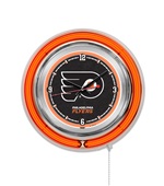 Holland NHL Philadelphia Flyers Neon Logo Clock
