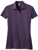 District Made Ladies' Slub Polo Shirts