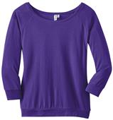 District Made Ladies Modal Blend 3/4-Sleeve Raglan