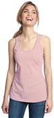 District Made Ladies' Stripe Pink Racerback Tank