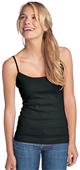 District Juniors 1x1 Rib Spaghetti Strap Tank