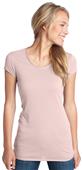 District Juniors 60/40 Pink Tunic Tee Shirts