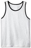 District Young Men's Cotton Ringer Tank Top Shirts