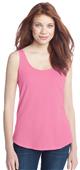 District Juniors Cotton Swing Pink Tank Top Shirt