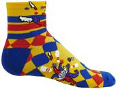 Red Lion Zany Juggler Performance Crew Socks CO Red Lion Zany Juggler Performance Crew Socks CO