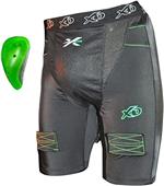 XO Athletic Premium Hockey Shorts with XCup