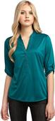 Ogio Women's Crush Solid Color Henley Shirts