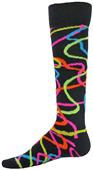 Red Lion Curvy Colorful Knee High Socks Red Lion Curvy Colorful Knee High Socks