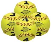 Diamond Numbered 12" Visual Training Softballs Diamond Numbered 12" Visual Training Softballs