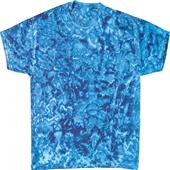 Colortone Crystal Blue Tie Dye SS Tee Shirt