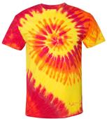 Dyenomite Spiral Tie Dye Short Sleeve Tee Shirts Dyenomite Spiral Tie Dye Short Sleeve Tee Shirts
