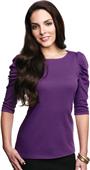 Lilac Bloom Naomi Women's Boat Neck Shirt Lilac Bloom Naomi Women's Boat Neck Shirt