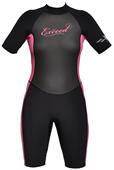 To Exceed Women's Evolution Remix Shorty Wet Suit To Exceed Women's Evolution Remix Shorty Wet Suit