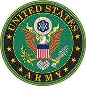 Fan Mats US ARMY 44" Round Area Rug Fan Mats US ARMY 44" Round Area Rug