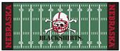 Fan Mats Nebraska BlackShirts Football Runner Fan Mats Nebraska BlackShirts Football Runner