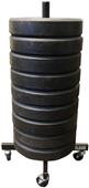 PowerMax Rage Fitness Portable Bumper Stand PowerMax Rage Fitness Portable Bumper Stand