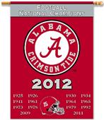 COLLEGIATE Alabama Champ Years 2-Sided Banner