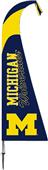 COLLEGIATE Michigan Wolverines Feather Flag COLLEGIATE Michigan Wolverines Feather Flag