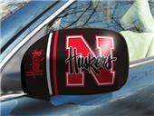 Fan Mats University of Nebraska Small Mirror Cover Fan Mats University of Nebraska Small Mirror Cover