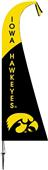 COLLEGIATE Iowa Hawkeyes Feather Flag COLLEGIATE Iowa Hawkeyes Feather Flag