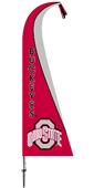 COLLEGIATE Ohio State Buckeyes Feather Flag COLLEGIATE Ohio State Buckeyes Feather Flag