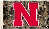 COLLEGIATE Nebraska Realtree Camo 3' x 5' Flag COLLEGIATE Nebraska Realtree Camo 3' x 5' Flag