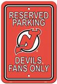 BSI NHL New Jersey Devils Plastic Parking Sign