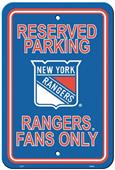 BSI NHL New York Rangers Plastic Parking Sign