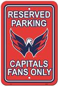 BSI NHL Washington Capitals Plastic Parking Sign BSI NHL Washington Capitals Plastic Parking Sign