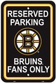 BSI NHL Boston Bruins Plastic Parking Sign