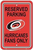 BSI NHL Carolina Hurricanes Plastic Parking Sign BSI NHL Carolina Hurricanes Plastic Parking Sign