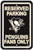 BSI NHL Pittsburgh Penguins Plastic Parking Sign