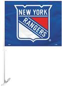 BSI NHL New York Rangers 2-Sided 11"x14" Car Flag